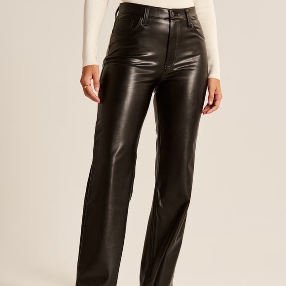 Abercrombie & Fitch Pants - Abercrombie curve love Leather Pants